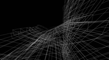 abstract purple architectural wallpaper high building design, digital concept background