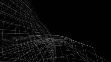 abstract purple architectural wallpaper high building design, digital concept background