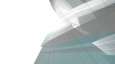 abstract purple architectural wallpaper high building design, digital concept background