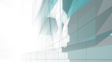 abstract purple architectural wallpaper high building design, digital concept background