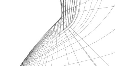 abstract purple architectural wallpaper high building design, digital concept background