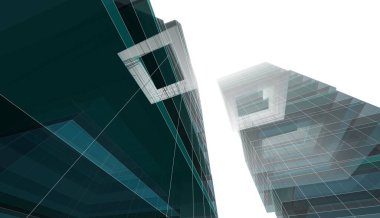 abstract purple architectural wallpaper high building design, digital concept background