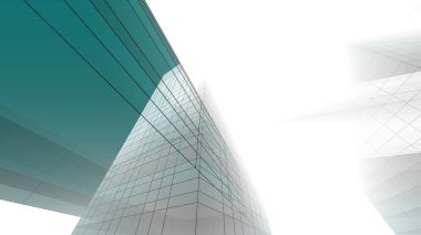 abstract purple architectural wallpaper high building design, digital concept background