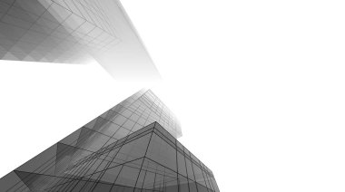 abstract purple architectural wallpaper high building design, digital concept background