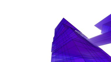 abstract purple architectural wallpaper high building design, digital concept background