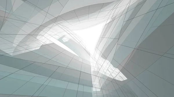 Abstrakcyjny Fioletowy Architektoniczne Tapety Wysoki Projekt Budynku Cyfrowe Tło Koncepcyjne — Zdjęcie stockowe