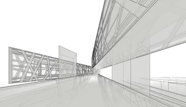 Abstrato Roxo Arquitetura Papel Parede Design Edifício Alto Fundo Conceito — Fotografia de Stock