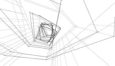 abstract purple architectural wallpaper skyscraper design, digital concept background