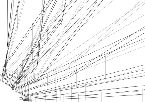 Абстрактный Фиолетовый Архитектурный Дизайн Обоев Небоскреба Цифровой Концепт Фон — стоковый вектор