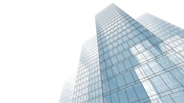 abstract architectural wallpaper high building design, digital concept background