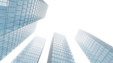 abstract architectural wallpaper high building design, digital concept background