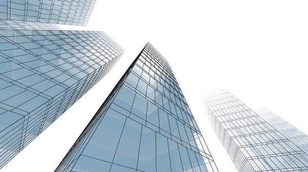 abstract architectural wallpaper high building design, digital concept background