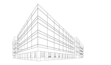 soyut mimari duvar kağıdı, dijital arkaplan