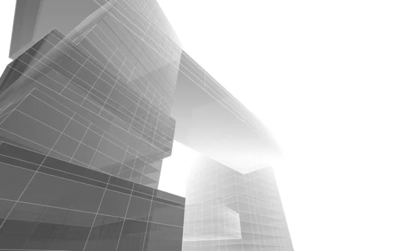 Abstrait Architecture Papier Peint Gratte Ciel Conception Bâtiment Fond Concept — Photo