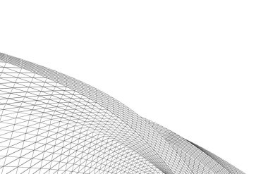  Gelecek perspektifi, soyut mimari duvar kağıdı tasarımı, dijital konsept arkaplan