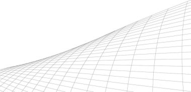  Gelecek perspektifi, soyut mimari duvar kağıdı vektör tasarımı, dijital konsept arkaplan
