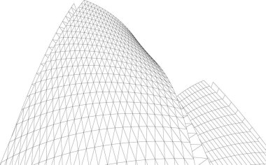  Gelecek perspektifi, soyut mimari duvar kağıdı vektör tasarımı, dijital konsept arkaplan
