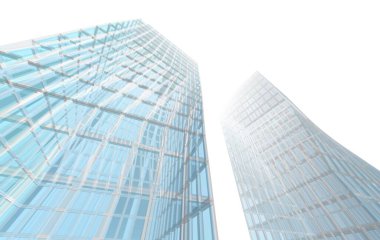  Gelecek perspektifi, soyut mimari duvar kağıdı tasarımı, dijital konsept arkaplan