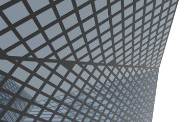  Gelecek perspektifi, soyut mimari duvar kağıdı tasarımı, dijital konsept arkaplan