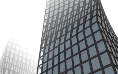  Gelecek perspektifi, soyut mimari duvar kağıdı tasarımı, dijital konsept arkaplan