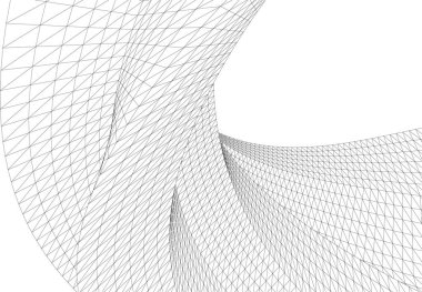 Soyut fütüristik arka plan, bir iş için modern grafik tasarımı, duvar kağıdı gökdelenleri tasarımı, vektör illüstrasyonu. soyut mimari duvar kağıdı