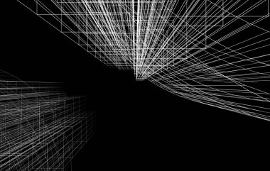 Soyut fütüristik arka plan, bir iş için modern grafik tasarımı, duvar kağıdı gökdelenleri tasarımı, dijital konsept arka plan. soyut mimari duvar kağıdı