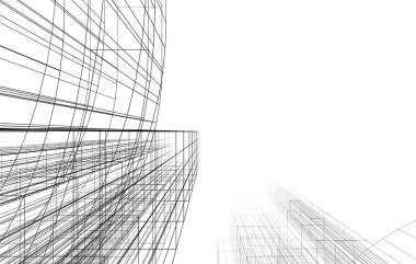 Soyut fütüristik arka plan, bir iş için modern grafik tasarımı, duvar kağıdı gökdelenleri tasarımı, dijital konsept arka plan. soyut mimari duvar kağıdı