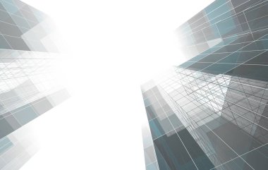 Soyut fütüristik arka plan, bir iş için modern grafik tasarımı, duvar kağıdı gökdelenleri tasarımı, dijital konsept arka plan. soyut mimari duvar kağıdı