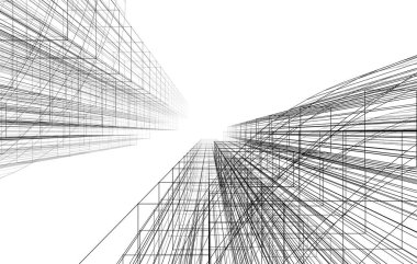 Soyut fütüristik arka plan, bir iş için modern grafik tasarımı, duvar kağıdı gökdelenleri tasarımı, dijital konsept arka plan. soyut mimari duvar kağıdı