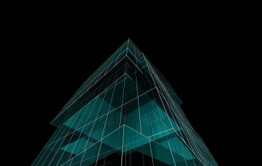 Soyut fütüristik arka plan, bir iş için modern grafik tasarımı, duvar kağıdı gökdelenleri tasarımı, dijital konsept arka plan. soyut mimari duvar kağıdı