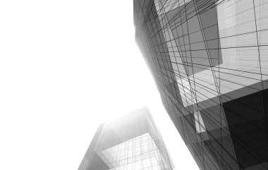 Soyut fütüristik arka plan, bir iş için modern grafik tasarımı, duvar kağıdı gökdelenleri tasarımı, dijital konsept arka plan. soyut mimari duvar kağıdı