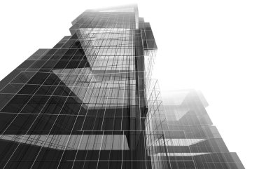 Soyut fütüristik arka plan, bir iş için modern grafik tasarımı, duvar kağıdı gökdelenleri tasarımı, dijital konsept arka plan. soyut mimari duvar kağıdı