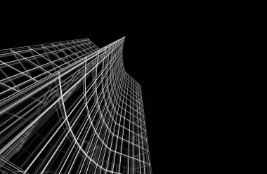 Soyut fütüristik arka plan, bir iş için modern grafik tasarımı, duvar kağıdı gökdelenleri tasarımı, dijital konsept arka plan. soyut mimari duvar kağıdı