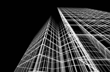 Soyut fütüristik arka plan, bir iş için modern grafik tasarımı, duvar kağıdı gökdelenleri tasarımı, dijital konsept arka plan. soyut mimari duvar kağıdı