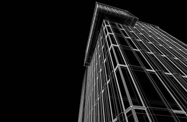 Soyut fütüristik arka plan, bir iş için modern grafik tasarımı, duvar kağıdı gökdelenleri tasarımı, dijital konsept arka plan. soyut mimari duvar kağıdı