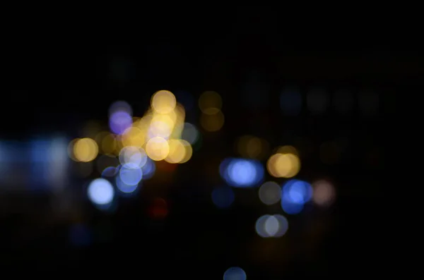 Foto Von Lichtern Der Stadt Der Nacht — Stockfoto