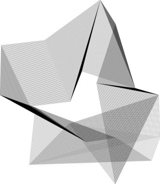 Gelecekçi soyut gökdelen arkaplanı, vektör illüstrasyonu