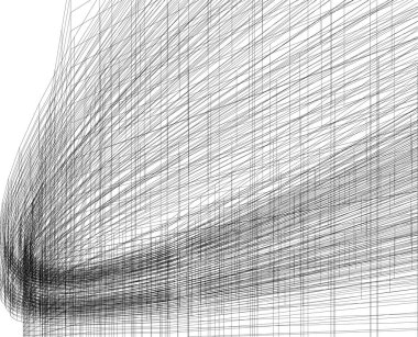 Gelecekçi şehir gökdelenleri arka plan, vektör illüstrasyonu