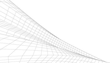 Soyut fütüristik arka plan, bir iş için modern grafik tasarımı, duvar kağıdı gökdelenleri tasarımı, dijital vektör illüstrasyonu. soyut mimari duvar kağıdı