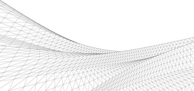Soyut fütüristik arka plan, bir iş için modern grafik tasarımı, duvar kağıdı gökdelenleri tasarımı, dijital vektör illüstrasyonu. soyut mimari duvar kağıdı