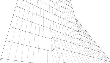 Soyut fütüristik arka plan, bir iş için modern grafik tasarımı, duvar kağıdı gökdelenleri tasarımı, dijital vektör illüstrasyonu. soyut mimari duvar kağıdı