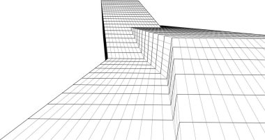 Soyut fütüristik arka plan, bir iş için modern grafik tasarımı, duvar kağıdı gökdelenleri tasarımı, dijital vektör illüstrasyonu. soyut mimari duvar kağıdı