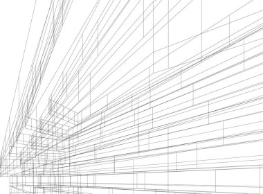 Soyut fütüristik arka plan, bir iş için modern grafik tasarımı, duvar kağıdı gökdelenleri tasarımı, dijital vektör illüstrasyonu. soyut mimari duvar kağıdı