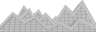 Soyut fütüristik arka plan, bir iş için modern grafik tasarımı, duvar kağıdı gökdelenleri tasarımı, dijital vektör illüstrasyonu. soyut mimari duvar kağıdı