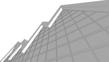 Soyut fütüristik arka plan, bir iş için modern grafik tasarımı, duvar kağıdı gökdelenleri tasarımı, dijital vektör illüstrasyonu. soyut mimari duvar kağıdı