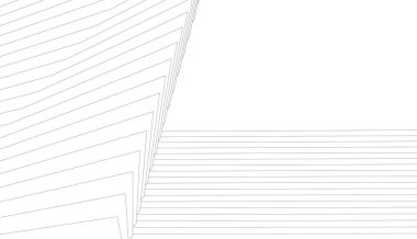  fütüristik perspektif, soyut mimari duvar kağıdı tasarımı, dijital geometrik konsept vektör arkaplanı