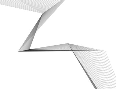  fütüristik perspektif, soyut mimari duvar kağıdı tasarımı, dijital geometrik konsept vektör arkaplanı