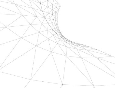 Soyut fütüristik arka plan, bir iş için modern grafik tasarımı, duvar kağıdı gökdelenleri tasarımı, dijital vektör illüstrasyonu. soyut mimari duvar kağıdı