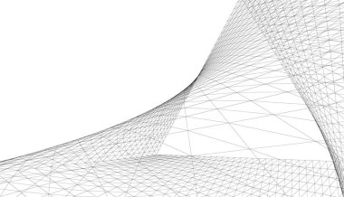 Soyut fütüristik arka plan, bir iş için modern grafik tasarımı, duvar kağıdı gökdelenleri tasarımı, dijital vektör illüstrasyonu. soyut mimari duvar kağıdı
