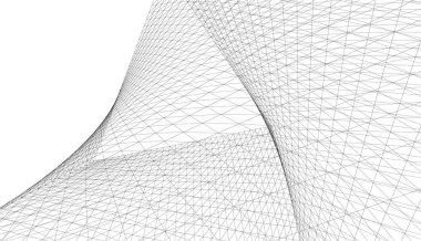 Soyut fütüristik arka plan, bir iş için modern grafik tasarımı, duvar kağıdı gökdelenleri tasarımı, dijital vektör illüstrasyonu. soyut mimari duvar kağıdı